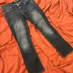 Express Barely Bootcut Denim. Zelda Ultra Low Rise. Size 4S